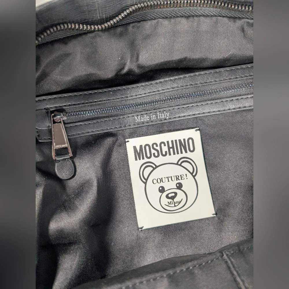 MOSCHINO Teddy Transformer Backpack in Black - Picture 7 of 8